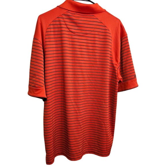 Ping Polo XL Men's Performance Dynamics Striped Red & Black Polyester Golf Wear - Picture 10 of 11